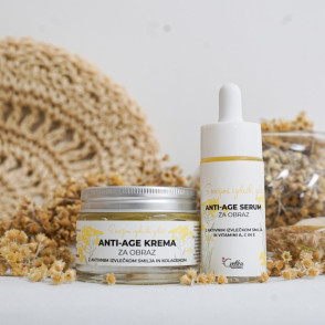 Antiage krema in antiage serum - komplet