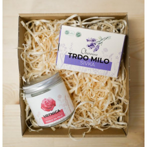 Darilni paket - zeliščno maslo za telo in trdo milo