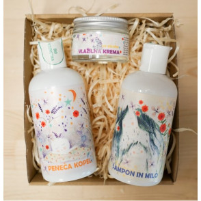 Darilni paket - šampon, peneča kopel in krema za otroke