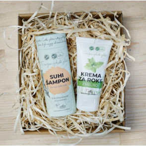 Darili paket - suhi šampon in krema za roke