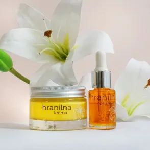 Hranilni serum in krema lilija - osebna kolekcija Coolmamacita