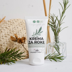 Zeliščna krema za roke rožmarin