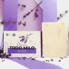Obarvano trdo milo sivka