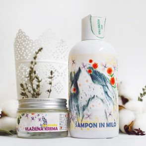 Šampon in vlažilna krema za otroke - komplet