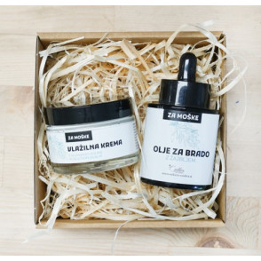 Darilni paket - krema in olje za moške
