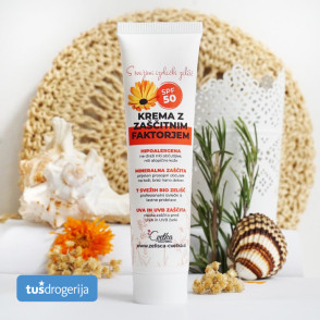 Spf 50 krema za zaščito pred soncem