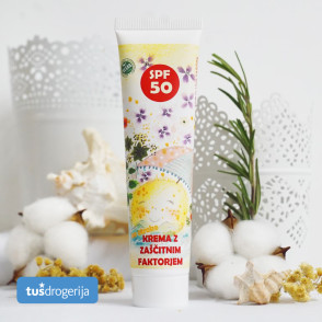 Otroška spf 50 krema za zaščito pred soncem