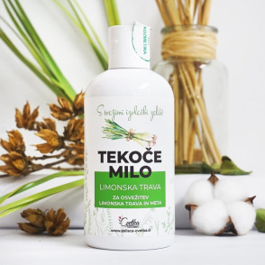 Tekoče milo Limonska trava